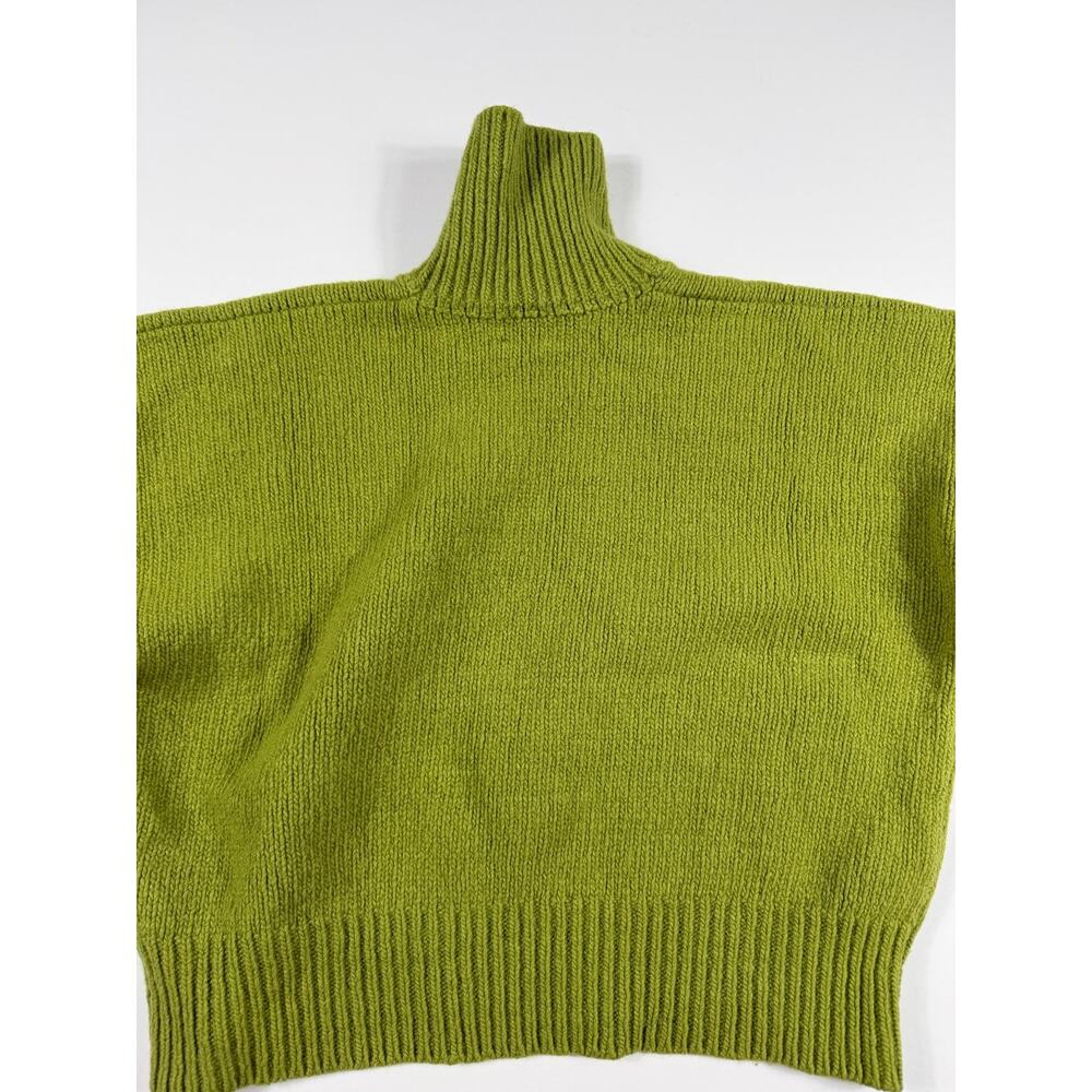 Babaa No17 Women’s Eco Wool Turtleneck Sweater Olivera Green One Size - Picture 13 of 14